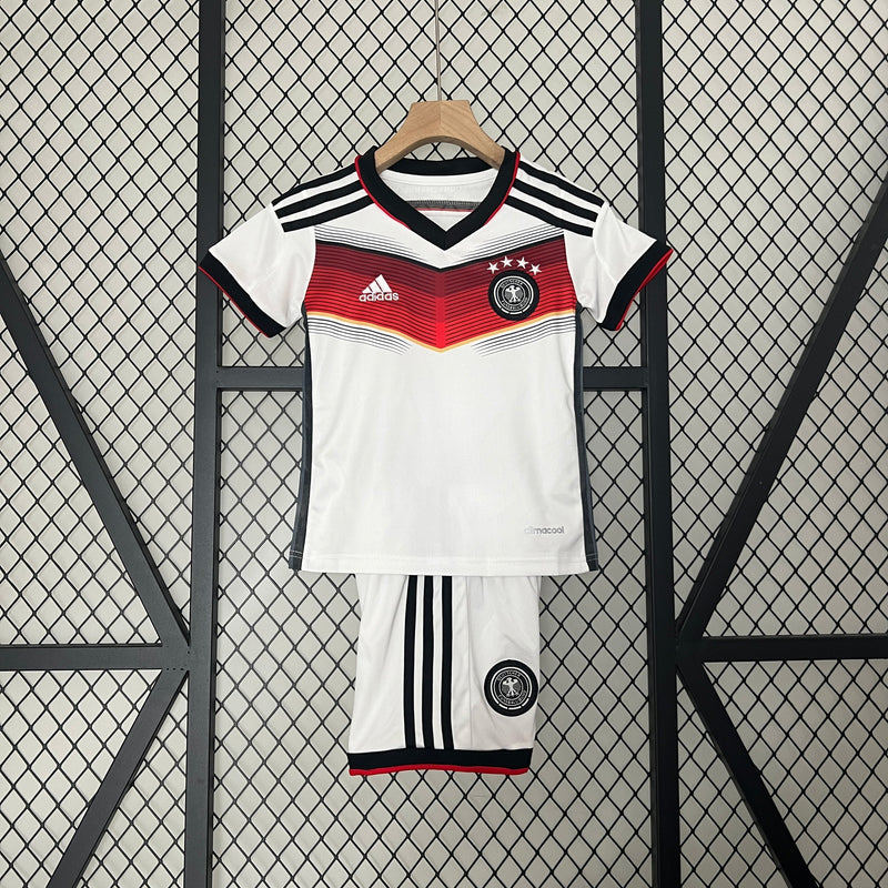 CAMISETA ALEMANIA I 2014 CONJUNTO INFANTIL (RETRO)